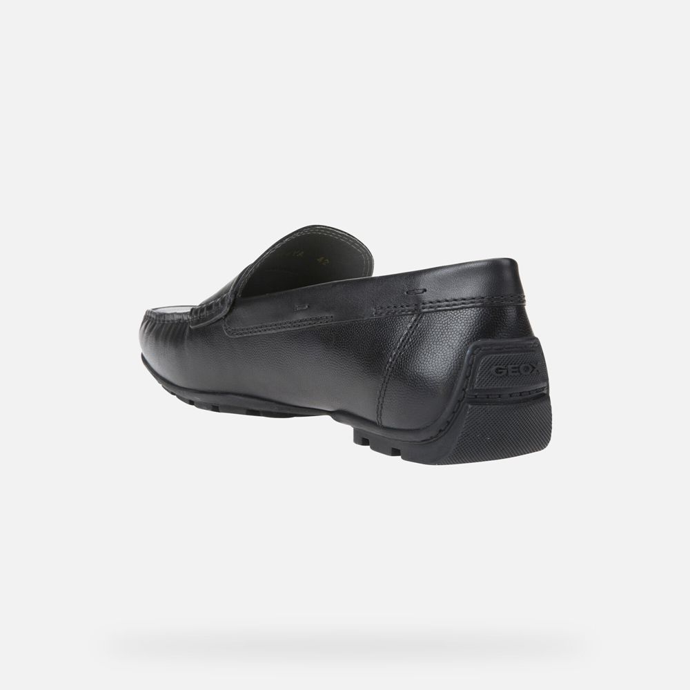 Mocassins Geox Homem Pretas - Moner 2Fit - VXCBA3872